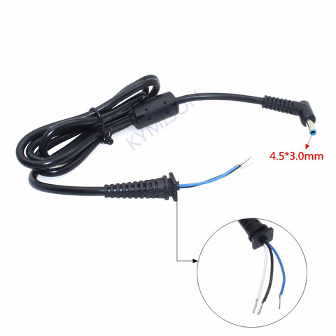 4.5x3.0 DC Power Charger Plug Cable Right Angle Connector with pin for Hp Envy Laptop Adapter DC connector 4.5*3.0mm Cable Cord ► Photo 1/6