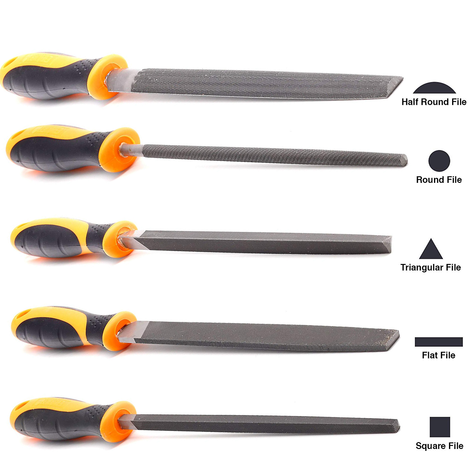 5pcs Mini Files Set Metal Filing Rasp Needle File Wood Tools Hand Woodworking 
