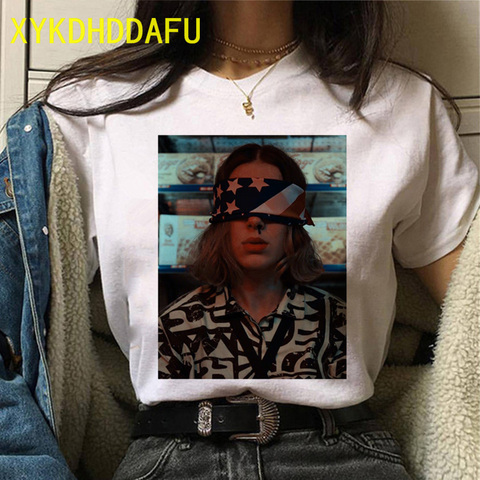 Stranger Things T Shirt Vintage Women Tshirt New Harajuku Ulzzang Graphic Funny T-shirt Tops Tee Summer Streetwear Female ► Photo 1/6