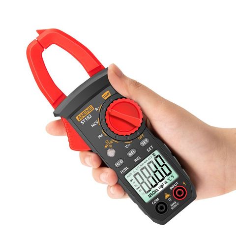 ST182 Digital Clamp Meter Ammeter AC Current Multimeter DC/AC Voltage Tester Amp Hz Capacitance NCV Ohm Temperature Test ► Photo 1/6