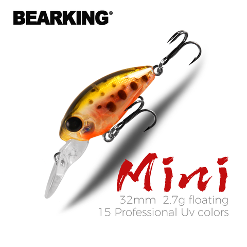BEARKING Fishing Lures 3.2cm 2.7g mini crank  for pike and bass Wobblers Crankbait For Fishing Tackle Artificial ► Photo 1/6