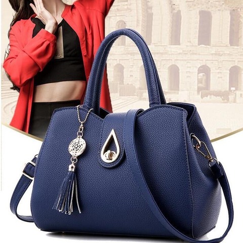 SMOOZA Famous Designer Brand Luxury Women Handbag 2022 Tassel Women Bag Top-Handle Bags Fashion Women Messenger Shoulder Bags ► Photo 1/6