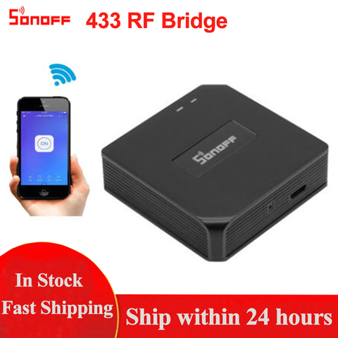 Sonoff RF Bridge, 433MHZ RF Remote Convert to WiFi Remote Control,Smart Home Automation Module Wifi Switch Diy Controller ► Photo 1/6