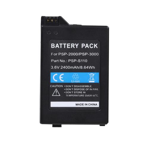 1PCS 3.6V 2400mAh PSP S110 Battery for Sony PSP2000 PSP3000 Gamepad PlayStation Portable Controller ► Photo 1/6