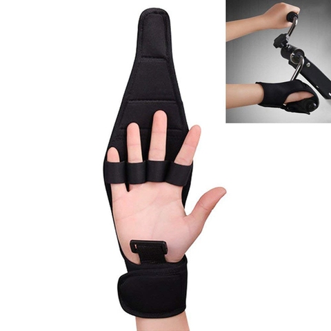 Anti-Spasticity fitness Finger Rehabilitation Auxiliary Gloves Grip Splint Finger Hand Impairment Fixed Hand Glove Hot ► Photo 1/6