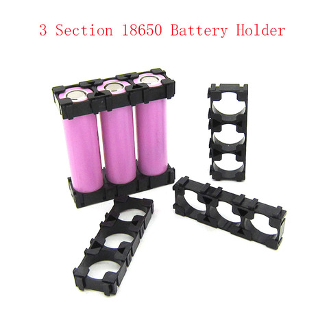 10 Pcs 3 Sections 18650 Battery Spacer Radiating Holder Bracket Electric Car Bike Toy Battery Holder ► Photo 1/3