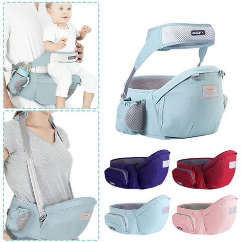 Baby Carrier Cotton Baby Holder Waist Stool Carrier Baby Sling Bebe Hip Carrier Kids Hip Seat Baby Walkers Bag Front Holder Wra ► Photo 1/6