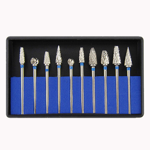 10pcs Dental Grinding Heads Tungsten Steel Teeth Polishing Burs Dental Lab Grinding Drill Grinder Dentistry Equipment Burs ► Photo 1/6