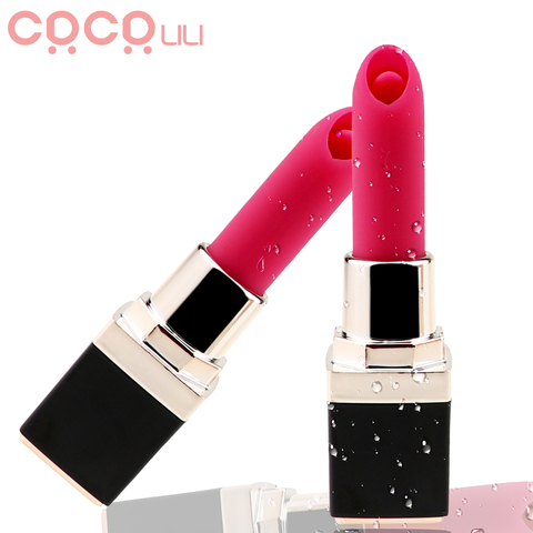 Portable 10 Speeds Mini Lipstick Vibrator Recharge Bullet G-spot  Massage Clitoris Stimulator Erotic Product Sex Toys for Women ► Photo 1/6