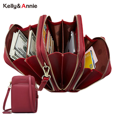 3 Layers Large Capacity Cell Phone Shoulder Bag Women Two Chain Handbag Female Mini Crossbody Messenger Bags Small Tote Purse ► Photo 1/6