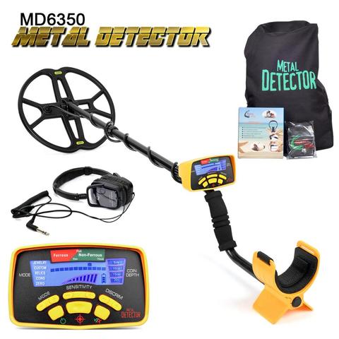 Professional Underground Metal Detector MD6350 Advance 12' Super Coil Gold Digger Treasure Hunter Pinpointer Stud Fider Detector ► Photo 1/5