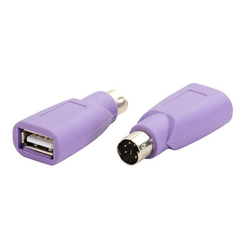 1Pc Usb Female To Ps2 Ps / 2 Mouse Keyboard Converter Male Adapter Computer Converter ► Photo 1/6