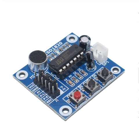 ISD1820 recording module voice module the voice board telediphone module board with Microphones + Loudspeaker ► Photo 1/2