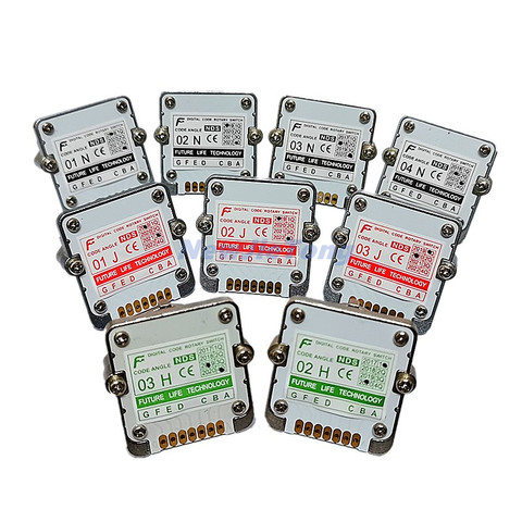 Rotary Switches Band Switch FUTURE Digital Code Machine Tool Switch NDS Series 01H 01J 01N 02H 02J 02N 03H 03J 03N 04N 00N ► Photo 1/6
