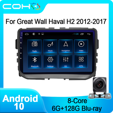 COHO For Great Wall Haval H2 2012-2017 Car Player Stereo Autoradio Android 10.0 Octa Core 6+128G ► Photo 1/6