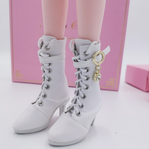 Fashion Bow Straw Hat Doll's Accessories for 1/3 BJD Doll Baby Doll Boots Shoes for 60cm Doll Decor Accessories ► Photo 1/6