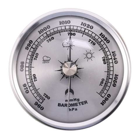 Hot for Home Pressure Gauge Weather Station Metal Wall Hanging Barometer Atmospheric Multifunction Thermometer Hygrometer Portab ► Photo 1/6