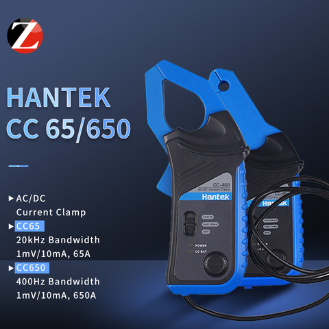 Pinça Atual AC/DC Current Clamp Multimeter Hantek Oscilloscope CC65 AC/DC 400kHz Bandwidth With BNC/Banana Type Connector ► Photo 1/6