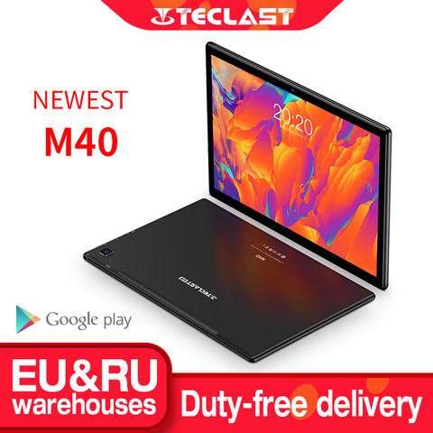 Teclast M40 10.1'' Tablet 1920x1200 4G Network UNISOC T618 Octa Core 6GB RAM 128GB ROM Tablets PC Android 10 Dual Wifi Type-C ► Photo 1/6