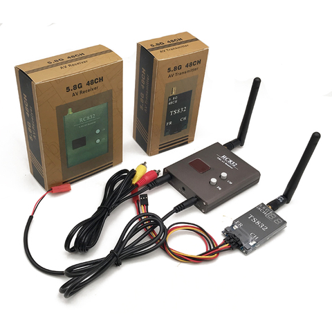 5.8G 48CH TS832 AV Transmitter & RC832 Receiver Wireless Audio/Video Image Transmission Receiver System for FPV Drone Quapcopter ► Photo 1/6