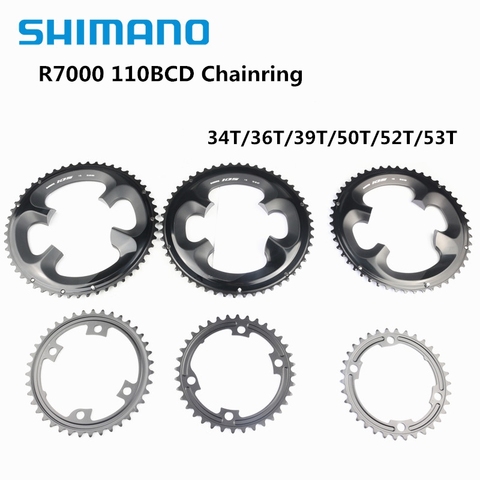 Shimano 105 R7000 11 Speed Road Bike Bicycle Chainring 110BCD 34T 36T 39T 50T 52T 53T Tooth Road Bike For R7000 R8000 Crankset ► Photo 1/6