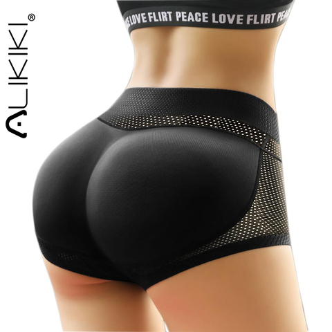 Lady FAKE ASS Butt Lifter Hip Enhancer Panties Bum Shaper Padded Underwear  Panty