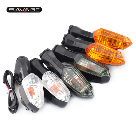 For KAWASAKI Z125 Z250 Z300 Z750 Z800 Z1000 VERSYS 650/1000 ZRX1200 NINJA 250 SL Motorcycle LED Turn Signal Indicator Light Lamp ► Photo 1/6