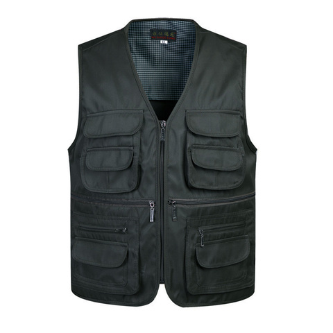 Summer Thin Vest For Men Casual High Quality Multi Pocket Mesh Photographer Sleeveless Waistcoat Male Jacket With Many Pockets ► Photo 1/1