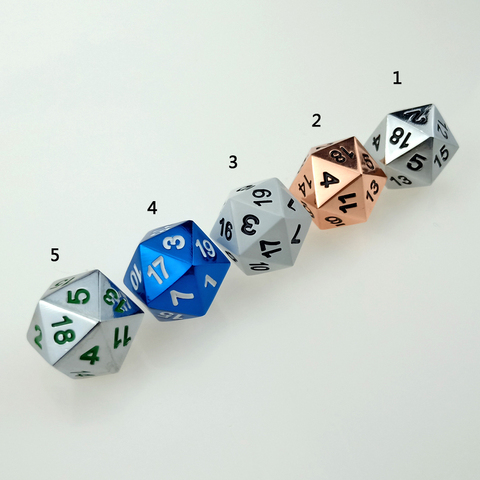 Rollooo Single Metal Dice 20 Sided D20s ► Photo 1/3