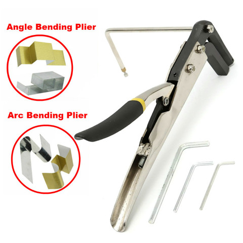 2 Types Bending Plier Manual Sheet Strip Arc/Angle Bender Steel Plier Clamp Channel Letter Tools ► Photo 1/6