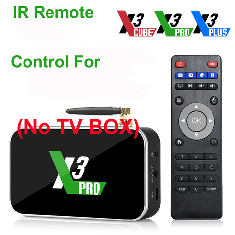 IR Wireless Remote Control For X3-CUBE X3 Pro X3 Plus Android 9.0 TV BOX ► Photo 1/2