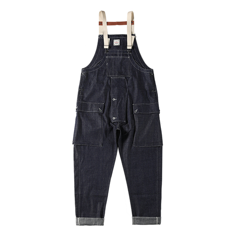 Red Tornado Naval Dungaree Army Vintage Style 12oz Denim Men Overalls Loose Fit ► Photo 1/6