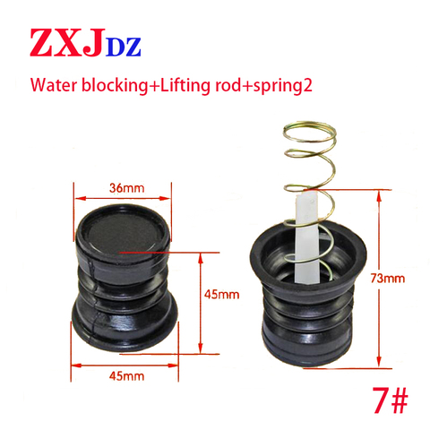 Fully semi-automatic washing machine drain and drain valve water blocking water seal rubber pad drain valve core spring ► Photo 1/1