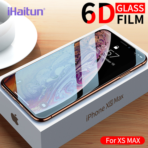 6D tempered glass film for iPhone XS MAX