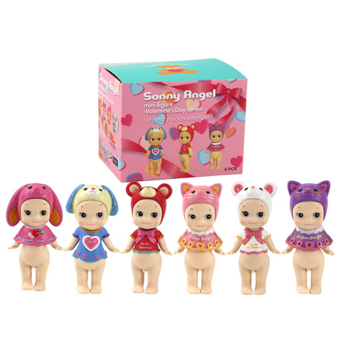 6pcs/lot Sonny Angel Mini Figure Valentine's Day series Kewpie Baby Cute Figurine PVC Model Toys Dolls gift for Children ► Photo 1/6