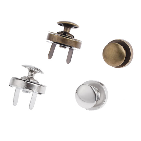 10 Sets Magnet Buttons Magnetic Rivet Stud Purse Snap Clasps/ Closure For Handbags Metal Button Fastener For Clothing 14/18mm ► Photo 1/6