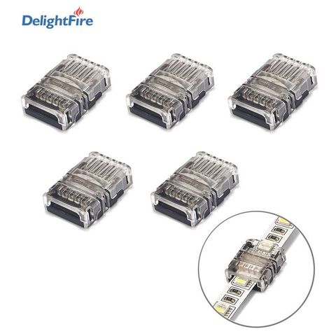5pcs LED Connector 2/3/4/5pin Strip Connector For RGB RGBW RGBWW 2835 3528 5050 LED Strip Light Wire Terminal Splice Connector ► Photo 1/6