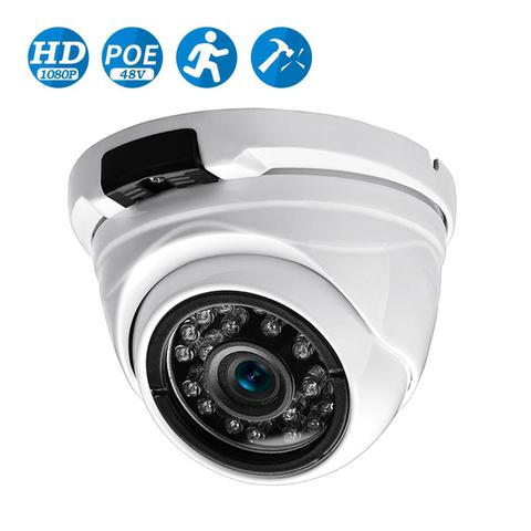 BESDER Wide Angle 2.8mm 720P 960P 1080P PoE CCTV Dome Camera  Indoor Outdoor Vandalproof ONVIF Infrared Metal Case IP camera ► Photo 1/6