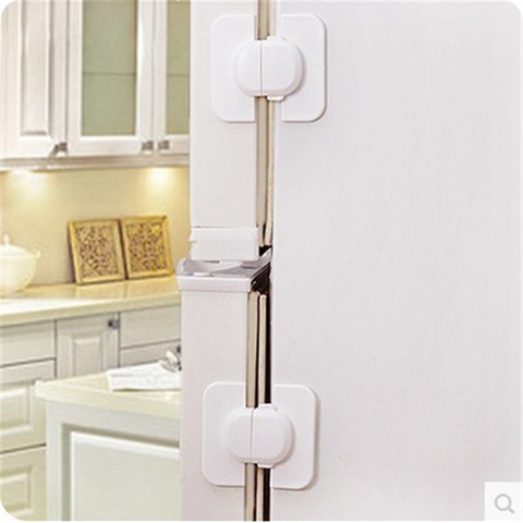 1 piece Kids Baby Care Safety Security Cabinet Locks & Straps Products For Fridge Door Free Shipping ► Photo 1/3