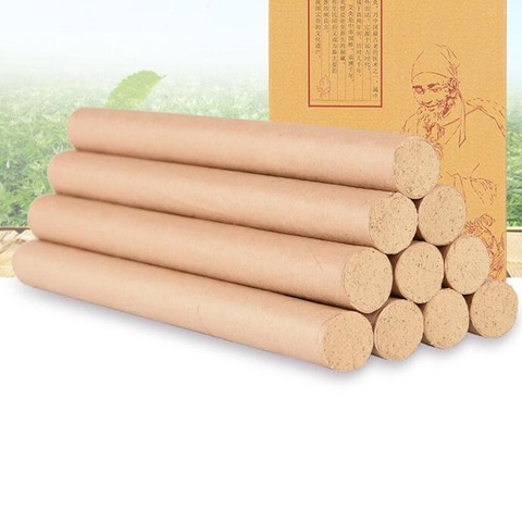 10pcs 20cm Length Chinese Moxa Roll Mox Stick Moxa Moxibustion Pure Moxa Stick Ai Grass Wormwood Stick Mosquoe Killer ► Photo 1/4