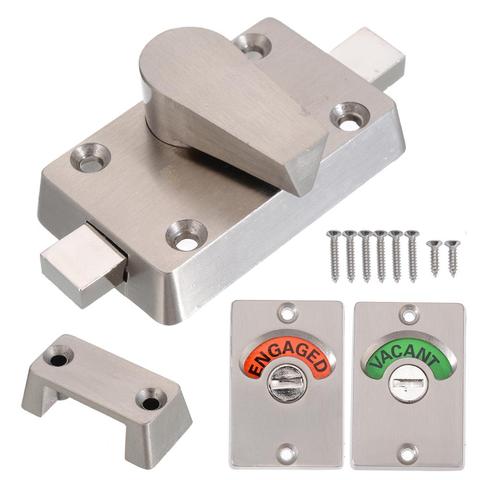 New Indicator Door Locks Bathroom WC Toilet Privacy Bolt Door Lock For Home Tools ► Photo 1/6