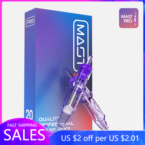 Cartridge Tattoo Needles RL Disposable Sterilized Safety Tattoo Needle for Cartridge Machines Grips 20pcs/lot ► Photo 1/6