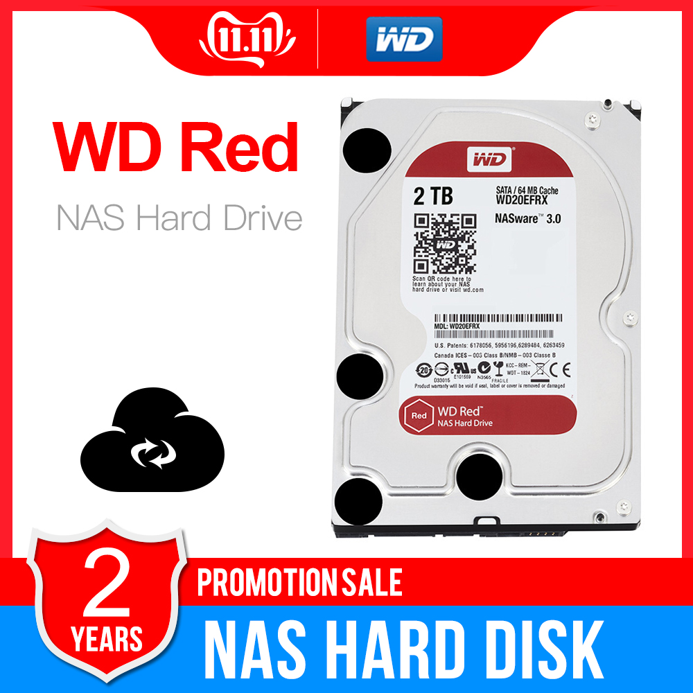 Western Digital WD Red NAS 2TB Disk Drive 2TB 3TB 4TB - 5400 RPM Class SATA 6 GB/S 64 MB Cache 3.5-Inch for Nas - history &