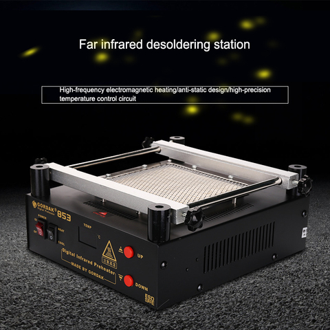 Digital display preheating desoldering station 853 IR Preheater Station Lead Free Infrared Preheating Station ► Photo 1/6