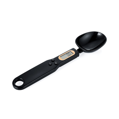 Electronic Kitchen Scale 500g 0.1g Spoon Scale  Display Digital Weight Measuring Spoon Digital  Mini Kitchen Tool Black ► Photo 1/6
