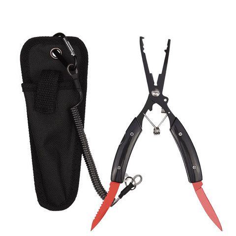 2022 Portable Folding Multifunctional Fishing Pliers Stainless Steel Scissors Line Cutter Remove Hook Fishing Tools Pliers Pasca ► Photo 1/6