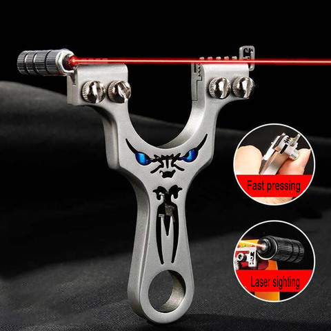 Slingshot for Hunting High Quality Stainless Steel Catapult with Rubber Band Outdoor Shooting Game Sling Shot ► Photo 1/6