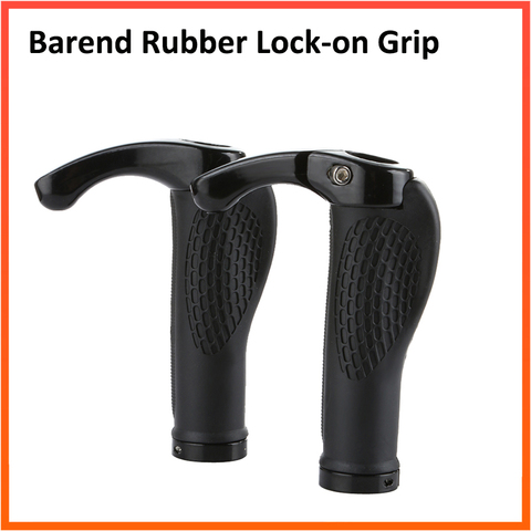 Bicycle Grips Ergonomic MTB Mountain Bike Aluminum Rubber Handlebar Grips 2.2cm MTB Aluminum Barend Rubber Lock-on Grip 2pcs ► Photo 1/4