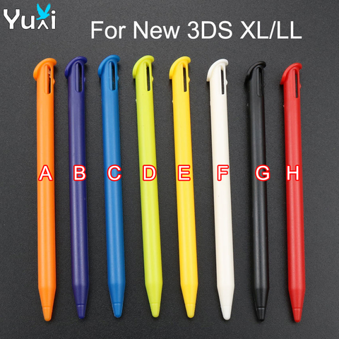 YuXi 2pcs/lot Plastic and Metal Retractable Touch Stylus Pen for Nintendo New 3DS XL LL ► Photo 1/6