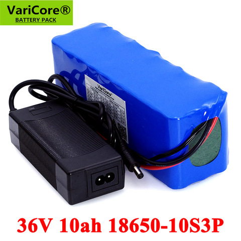 36V 10000mAh 18650 Lithium Battery pack 300W 500W 750W 20A BMS Motorcycle Electric Car Bicycle Scooter with 42V 2A Charger ► Photo 1/6